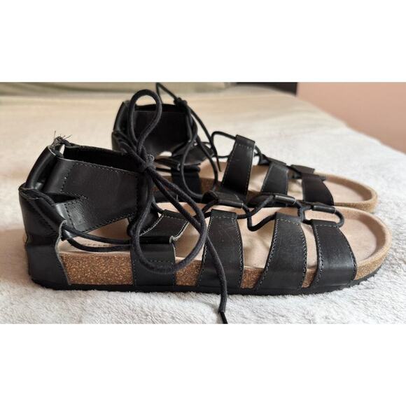 NWOT Loeffler Randall Pascal Gladiator Strappy Leather Sandals Size 9 - Picture 2 of 5